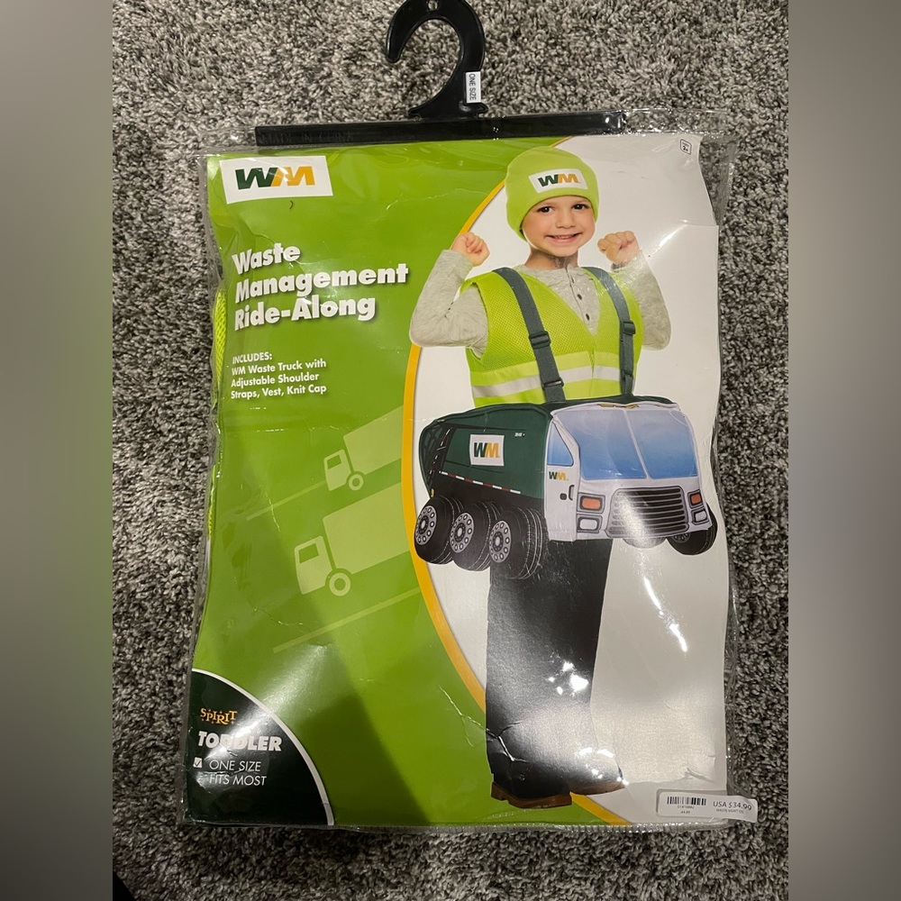 Toddler Garbage Truck Costume